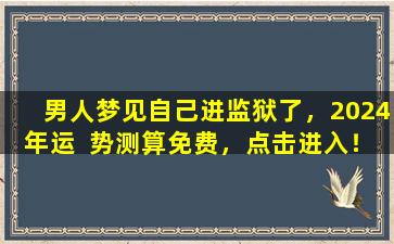 男人梦见自己进监狱了，2024年运  势测算免费，点击进入！